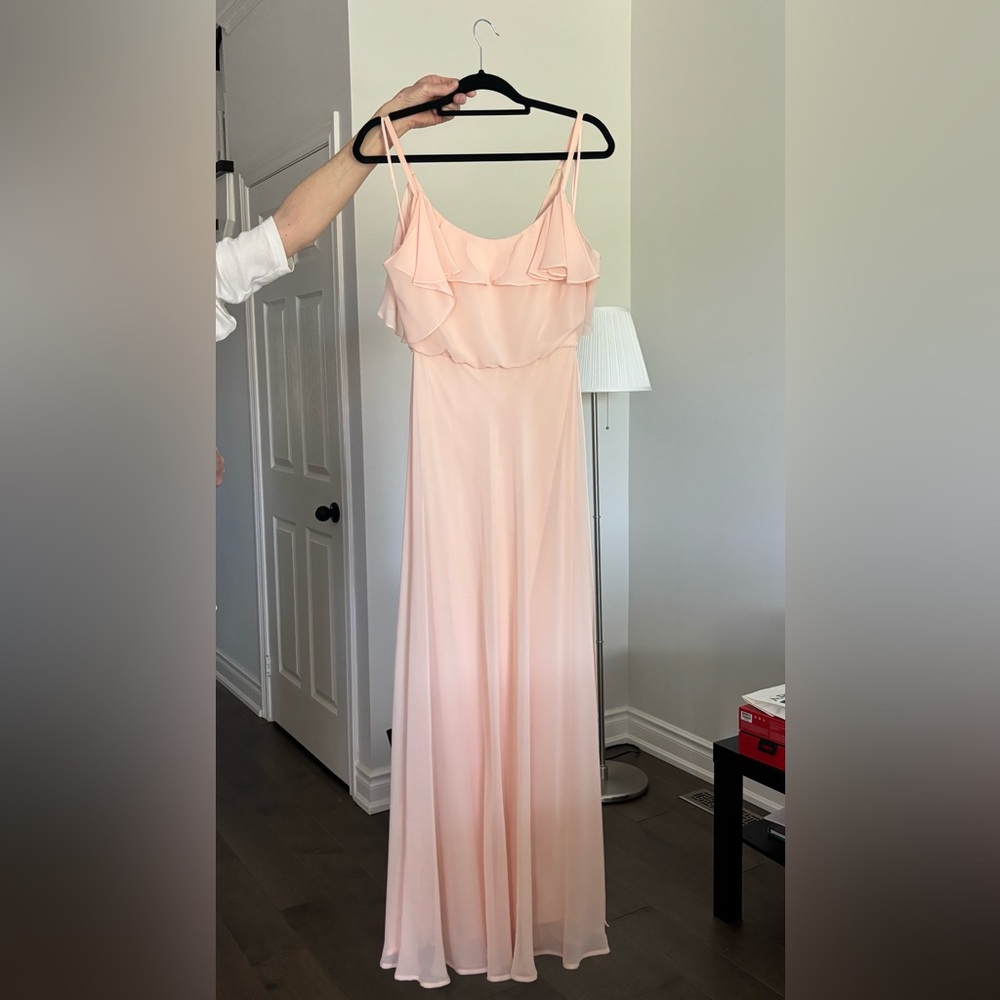 Nouvelle Amsale | Blush Pink Off-the-Shoulder Dress